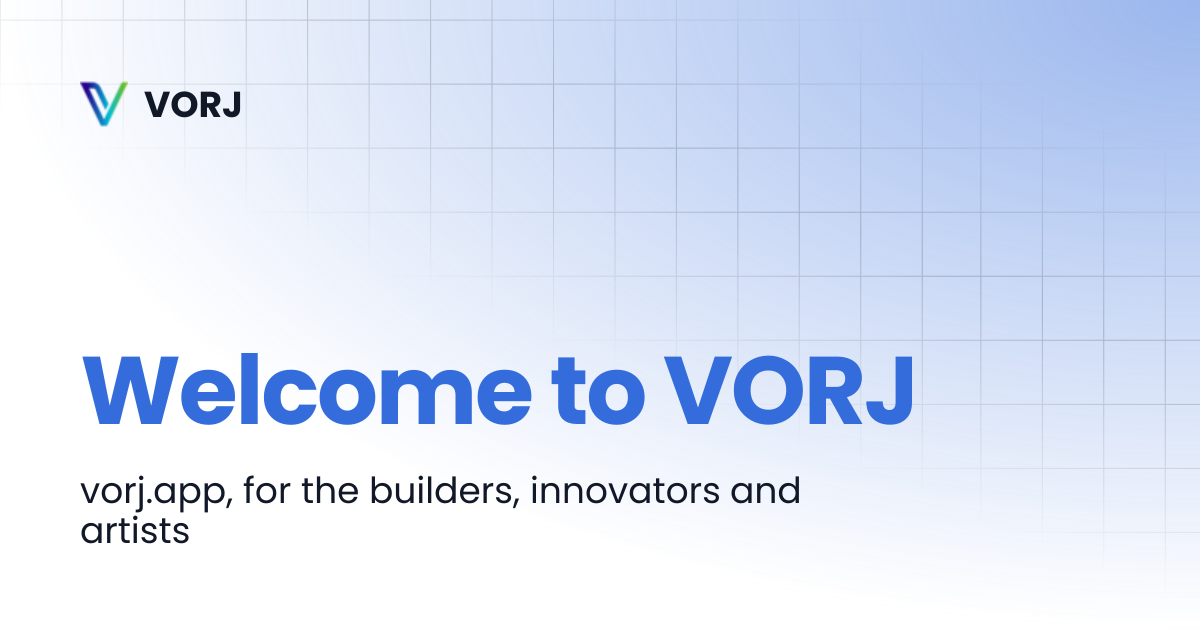 Welcome to VORJ | VORJ